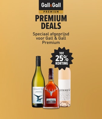 Premium deals. Speciaal afgeprijsd voor Gall & Gall Premium